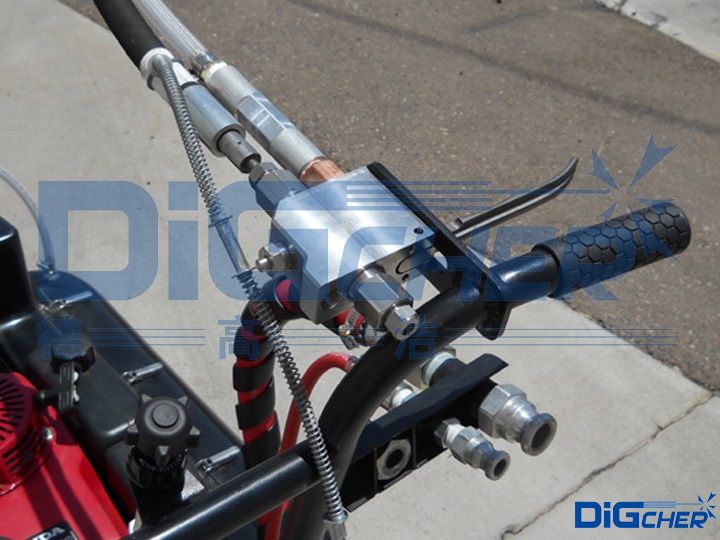 D380HP手推式交通標(biāo)線(xiàn)清除機(jī)手柄